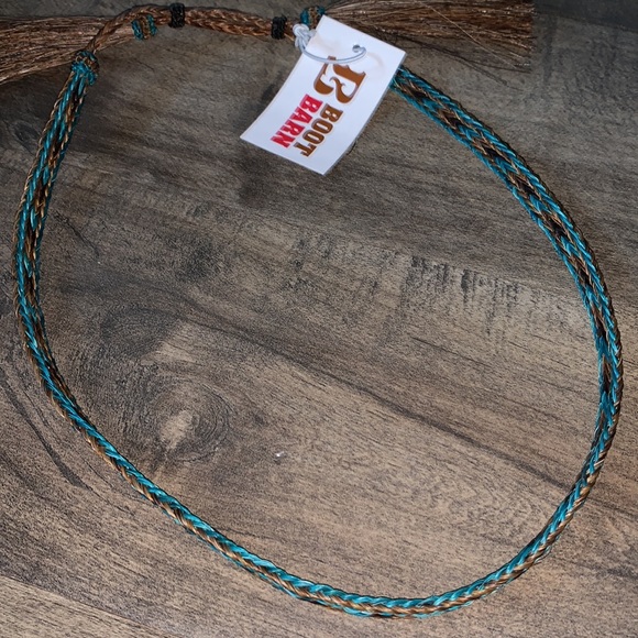 NWT BOOT BARN BRAIDED HORSE HAIR HAT BAND - Picture 4 of 5
